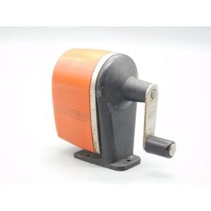 Vintage ORANGE Apsco Pencil Sharpener